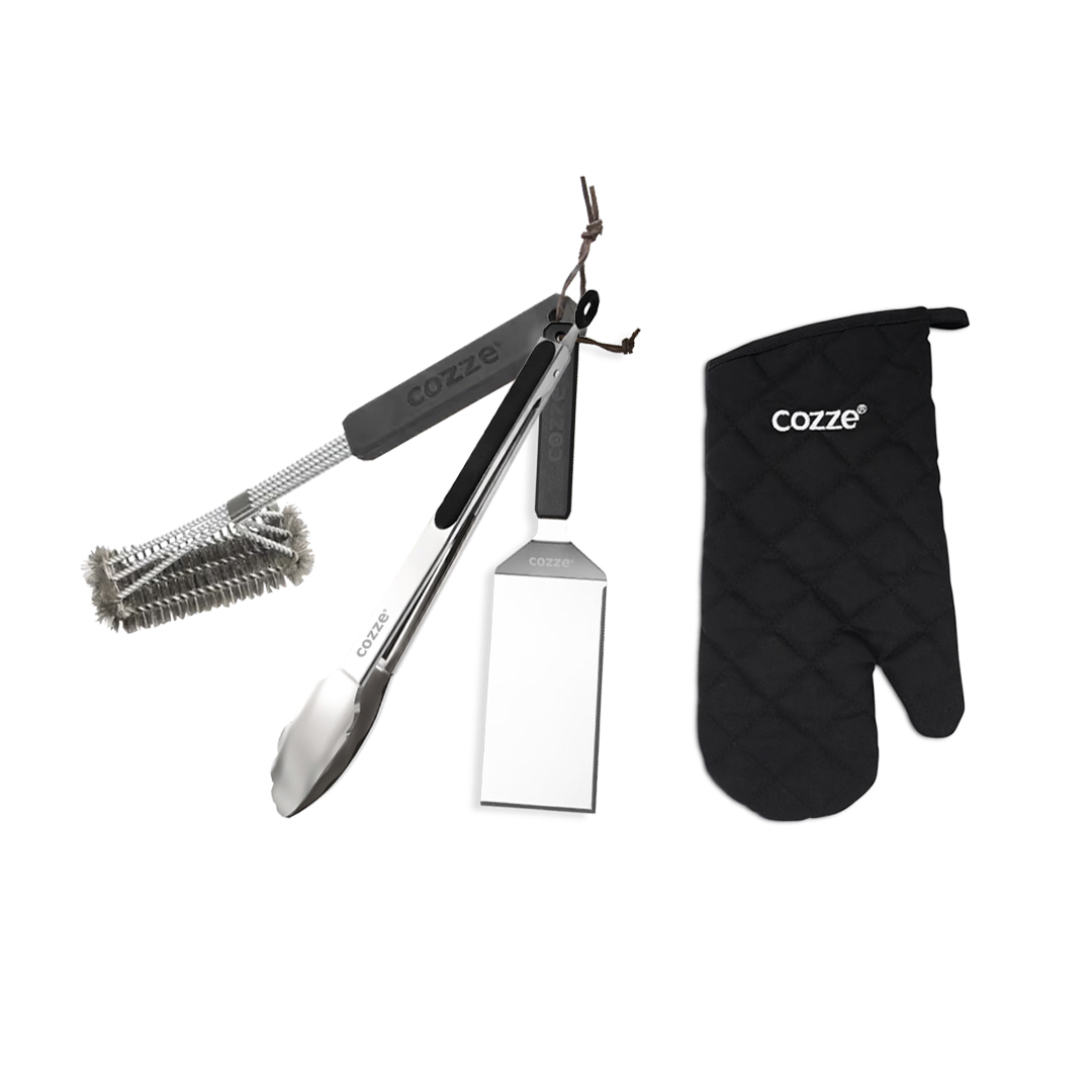 Barbecue Tool Set – 4 Piece Stainless Steel