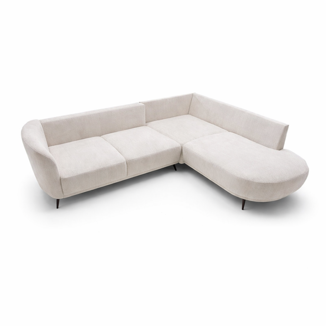 Corner Sofa Bed with Chaise Right 262cm –  Raven -22