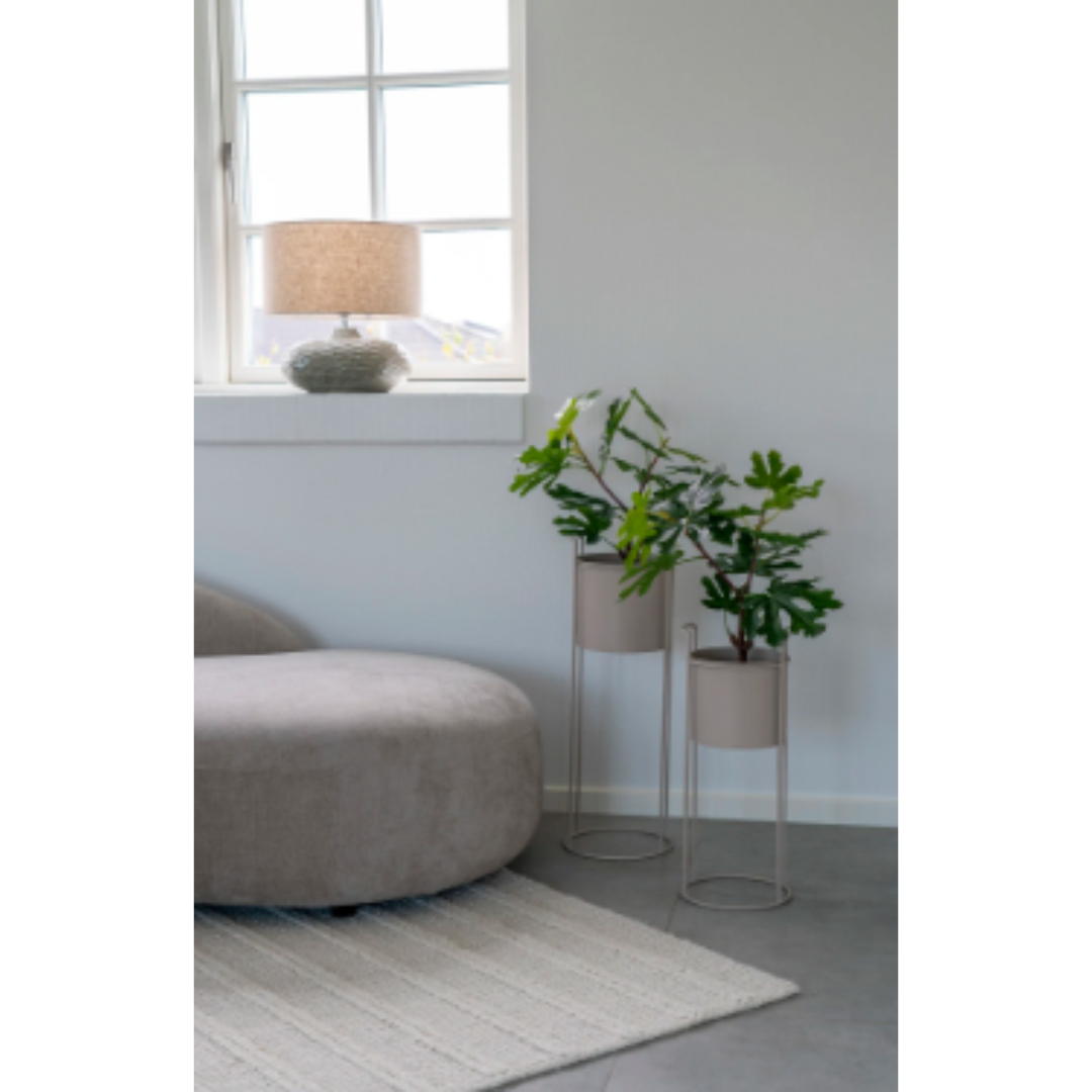Flowerpot Set of 2 Rabo – Sand