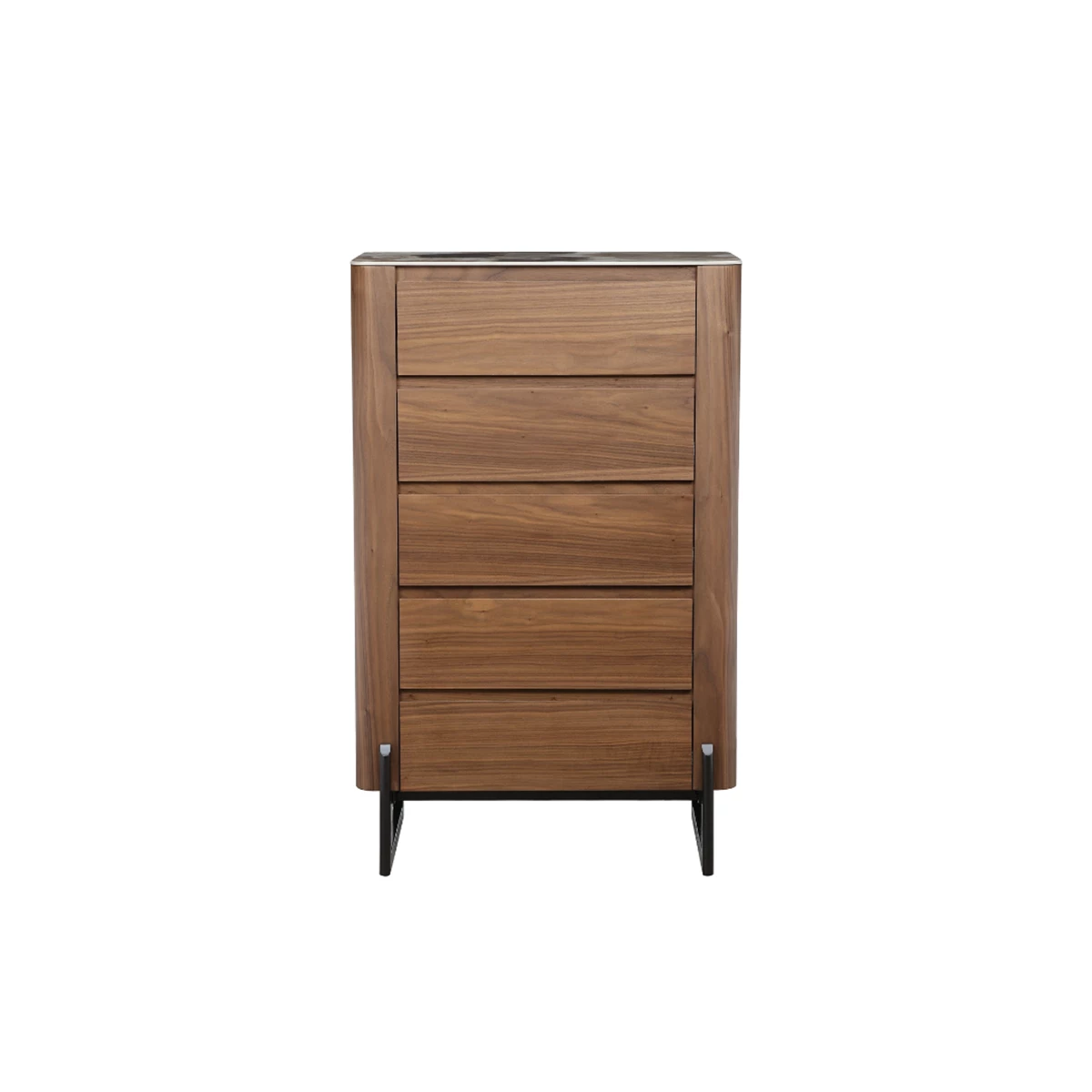 Tallboy Walnut Veneer with Ceramic Top image 1