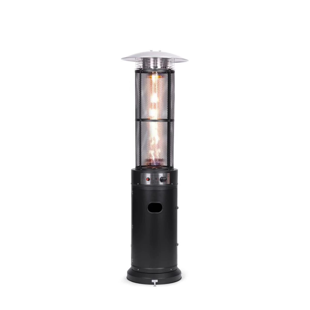 Round Patio Heater – Matt Black image 1