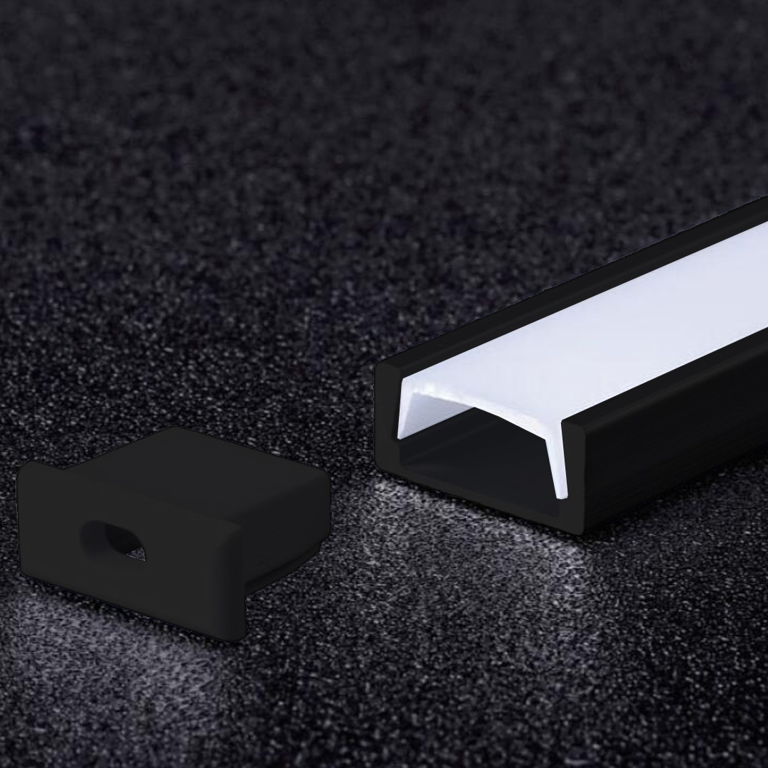 Aluminium Profile Black 2M