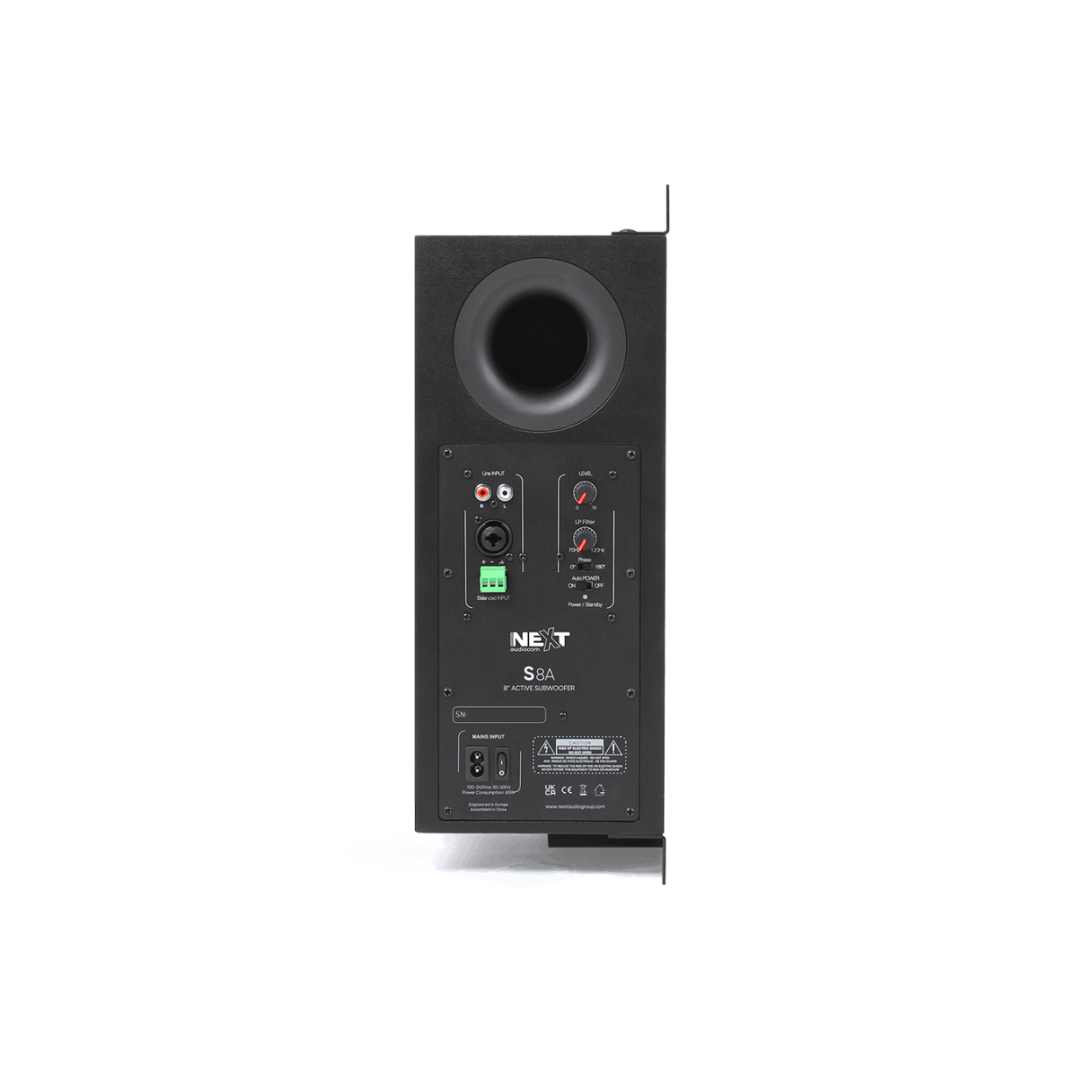 Next Audiocom Subwoofer Active S8A – Black