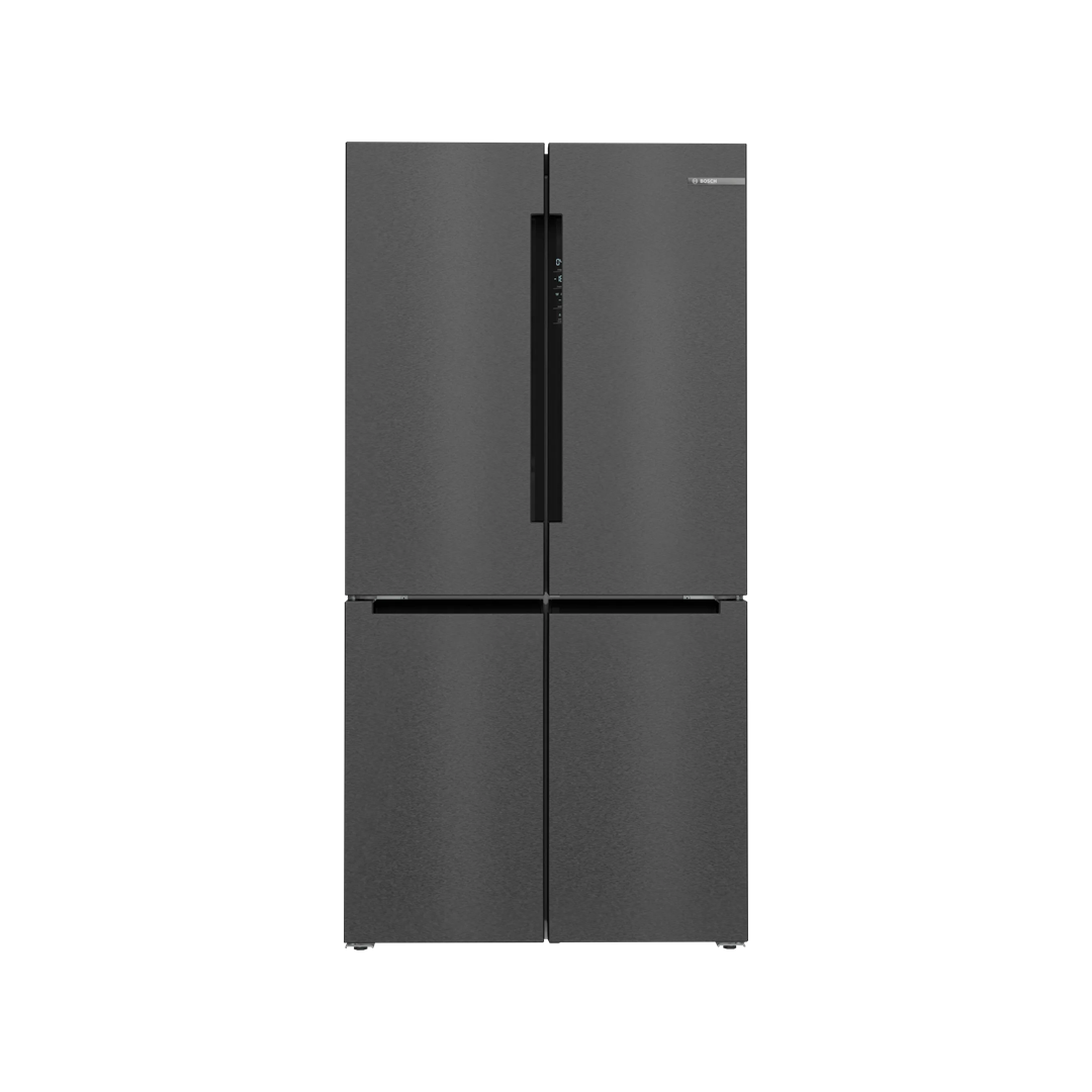 Fridge-Freezer - Black 605L French Door Bosch