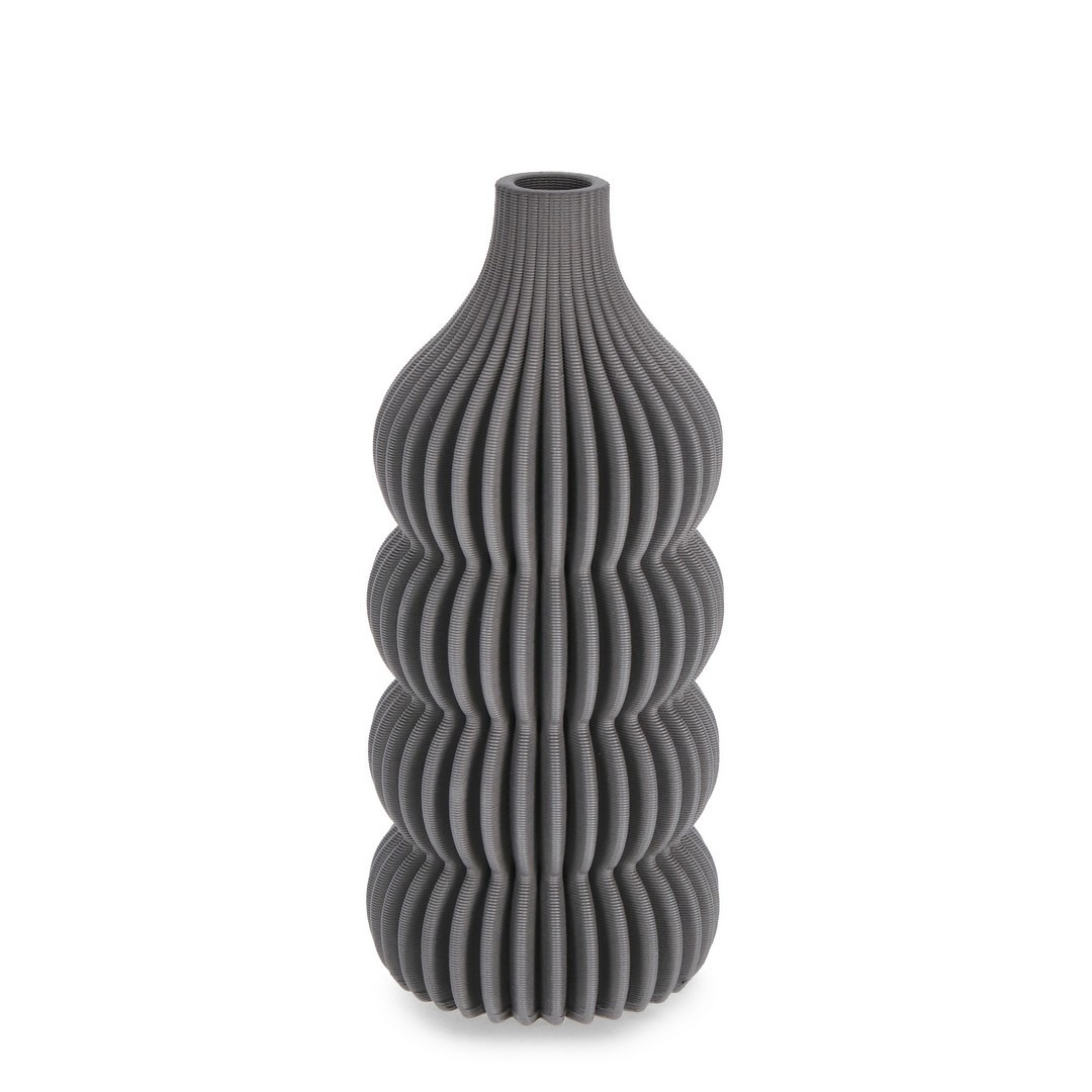 Vase D12 x H25 cm – Grey