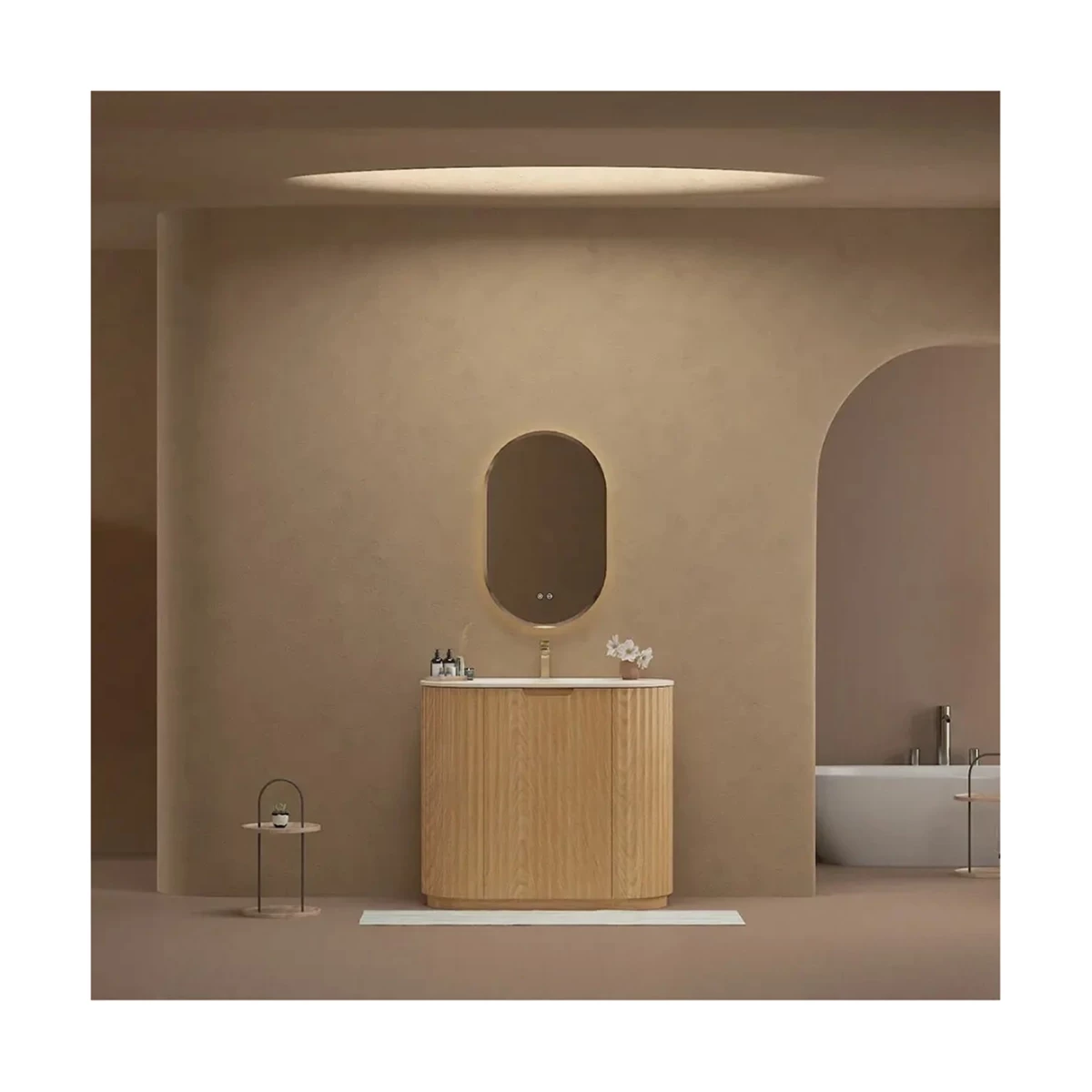 Bathroom Vanity – Walnut image 1
