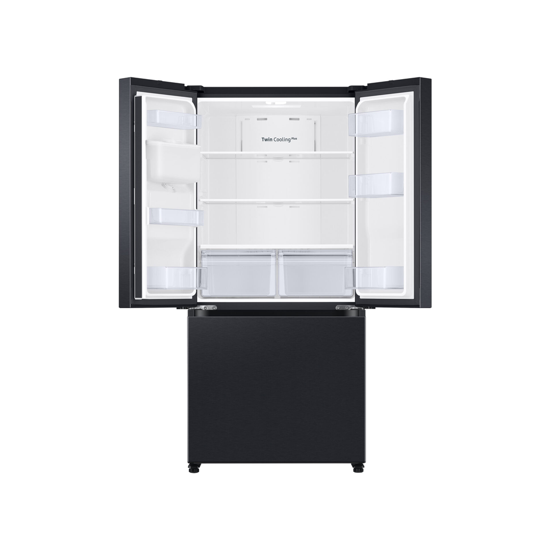 Fridge Freezer - Black 495L  French Style Samsung AI