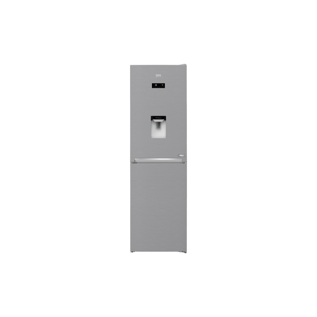 Beko Fridge Freezer with Water Dispenser – Brushed Silver 386L