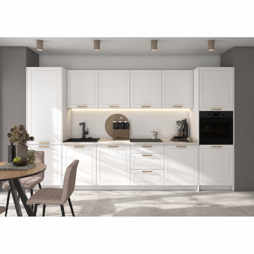Kitchen Set - White Super Matt