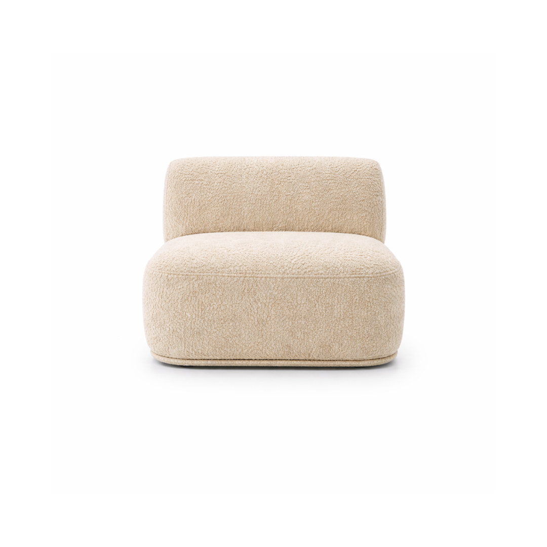 Modular Corner Sofa – Warm Light Beige