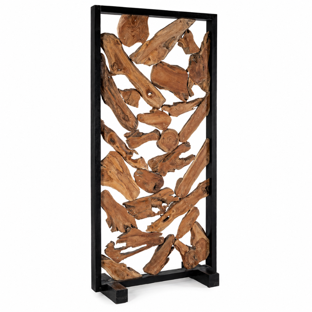 Divider W100 x D9/40 x H200 cm - Meranti Wood