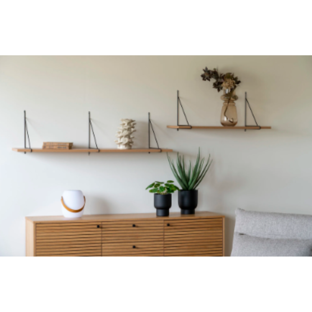 Wall Shelf Chiba– Natural & Black