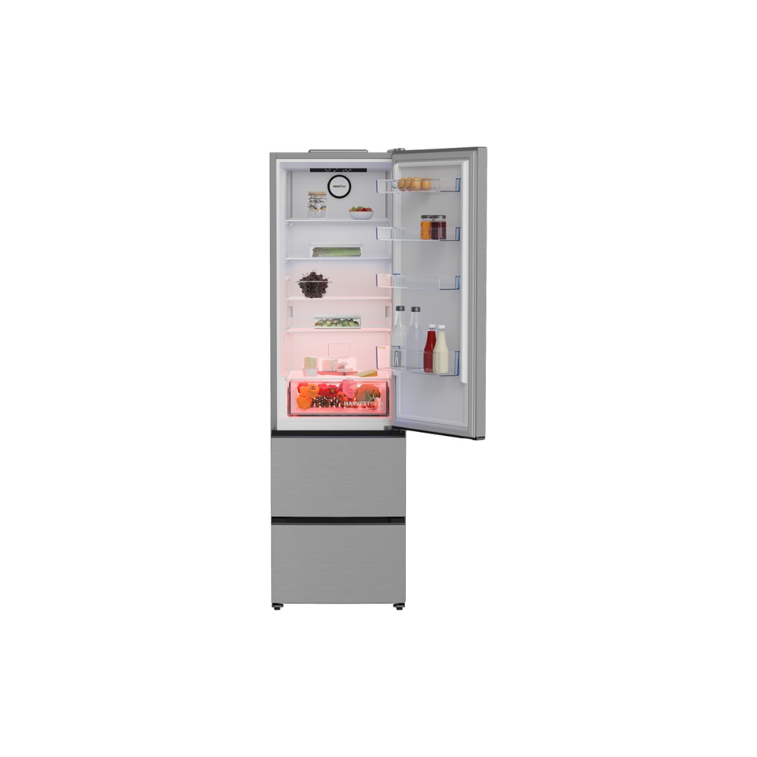 Beko Fridge Freezer – Silver 351L