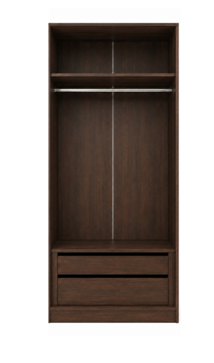 Wardrobe-Shlvs-Hang Rail-D  Drwr-80 240