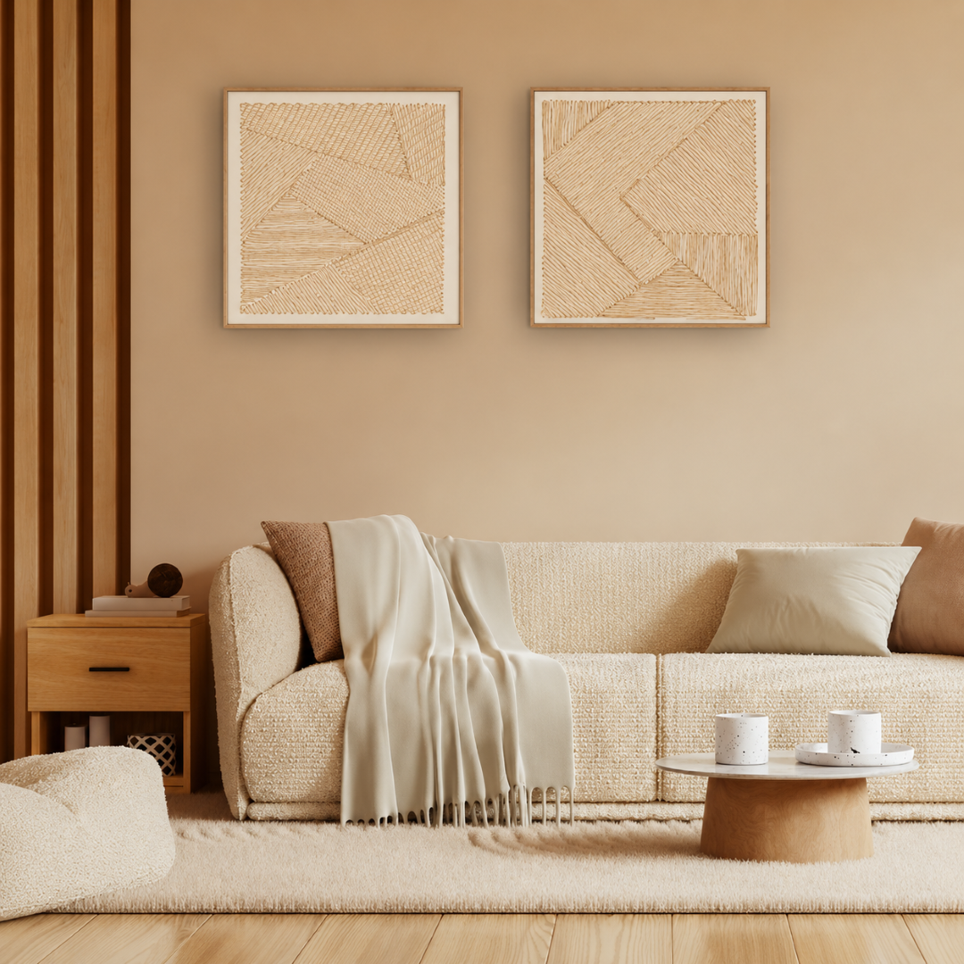 Pure Threadity Wall Picture - 60x60 cm