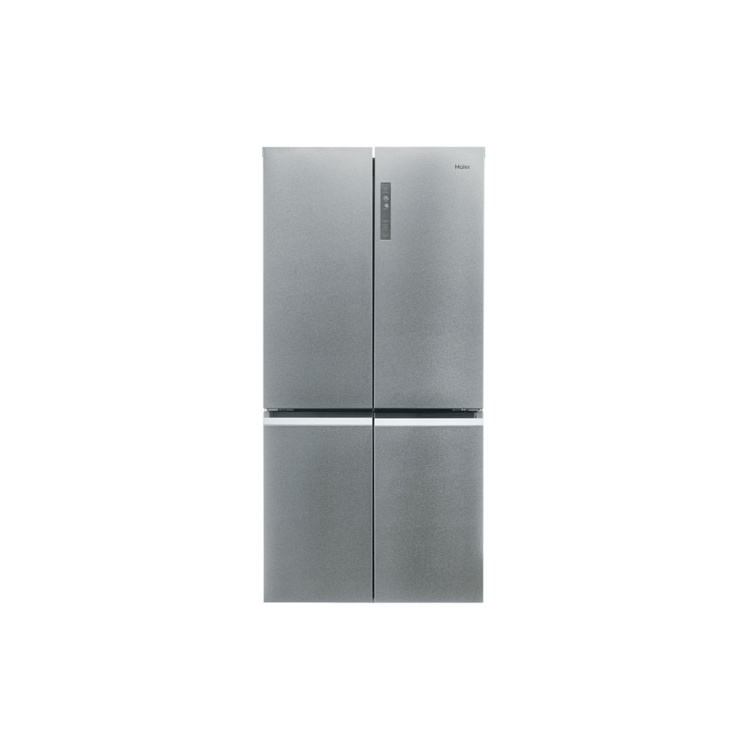 Haier Cube 90 Series 5 Four Door Fridge Freezer – Platinum Inox 643L