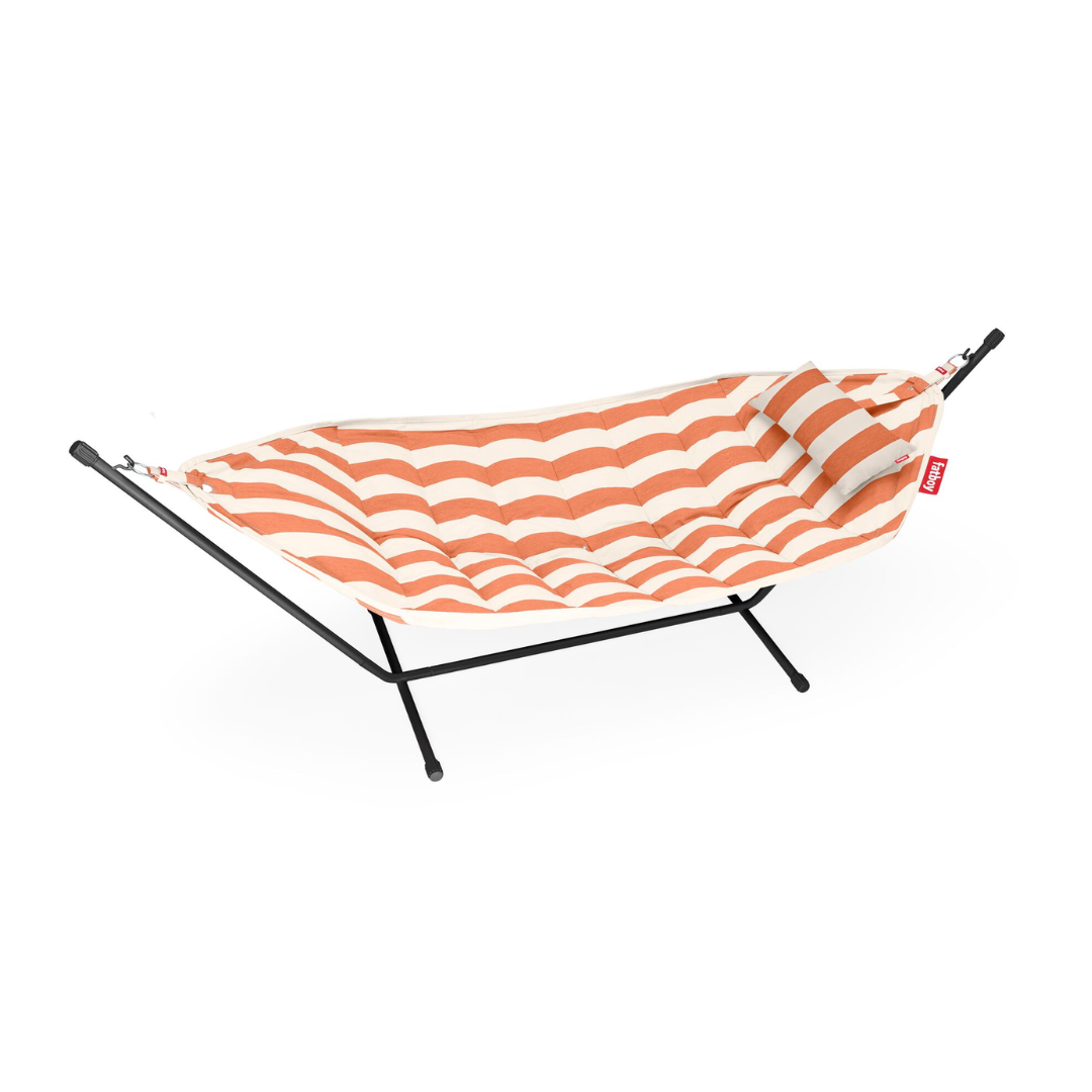 Headdemock Superb Deluxe – Stripe Orange & Creme