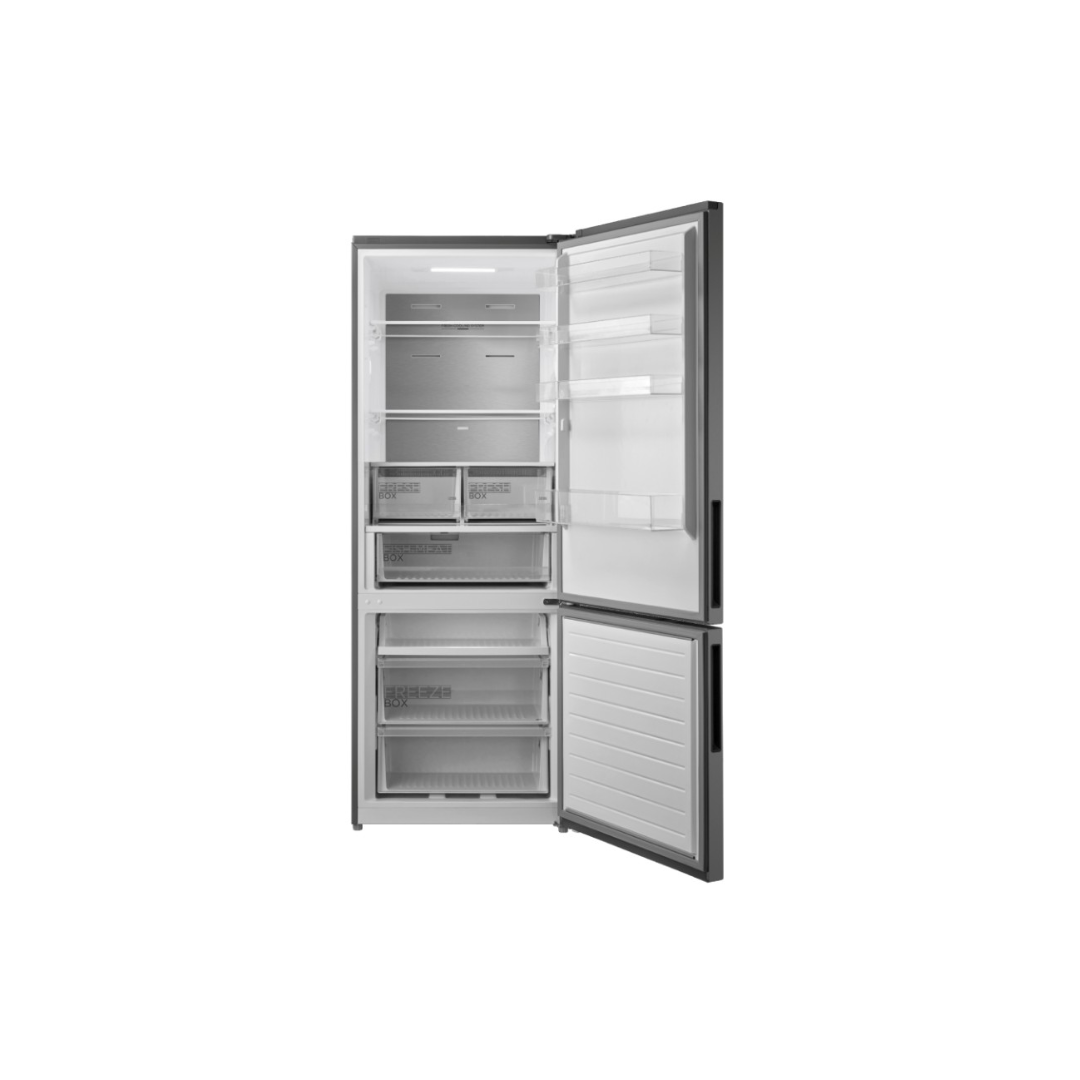 Beko Fridge Freezer with Water Dispenser – Brushed Silver 386L
