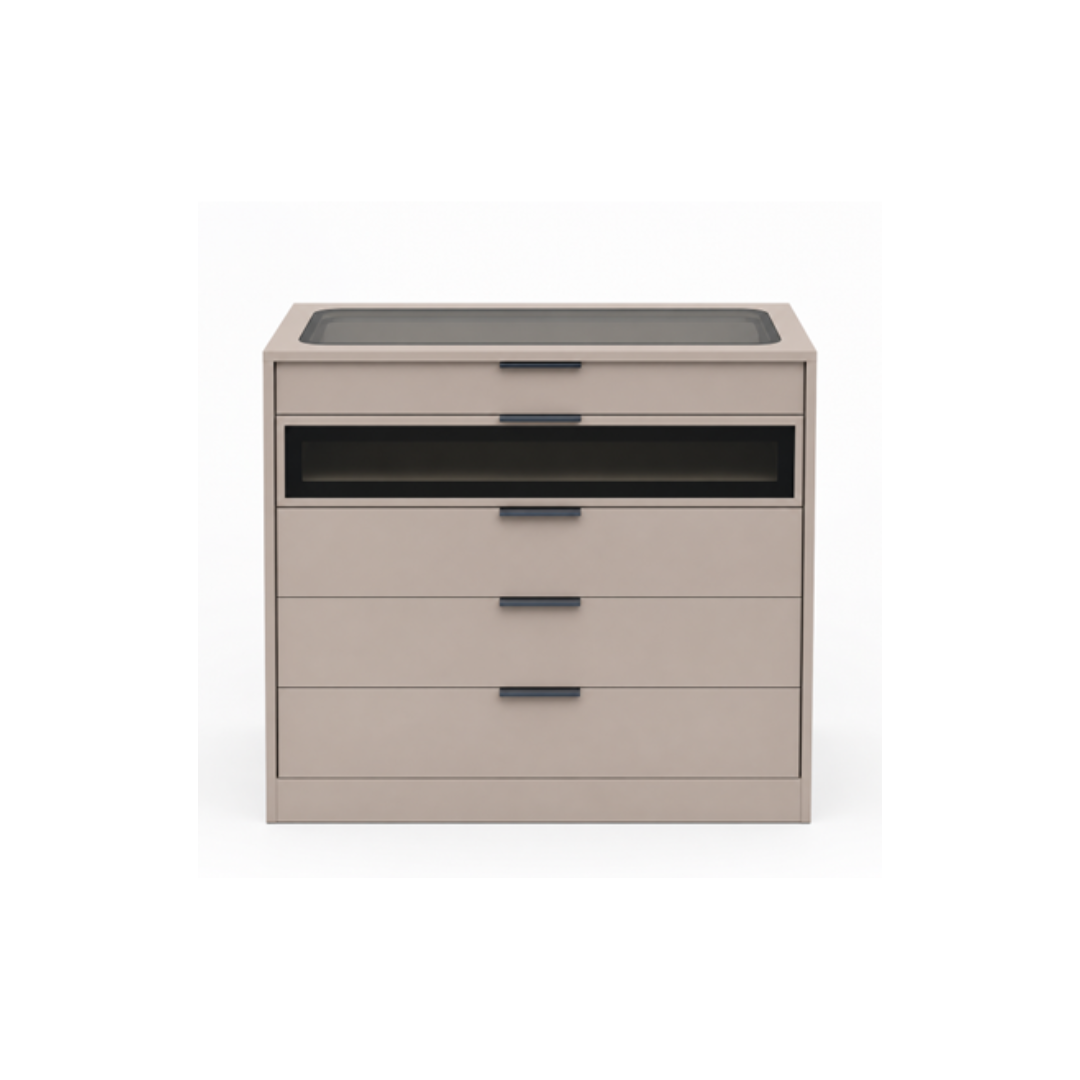 Island Drawer Unit – Taupe