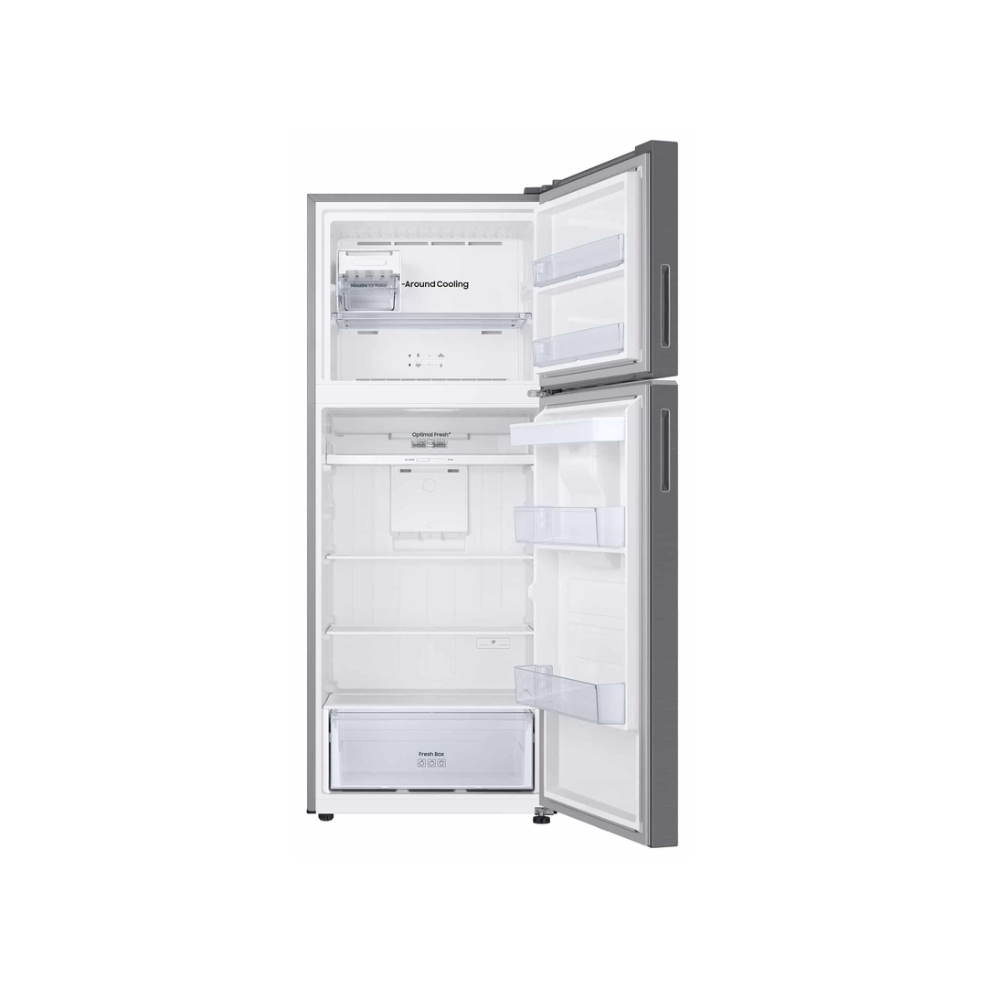 Double Door Refrigerator -Silver 412L Samsung EcoFlex AI