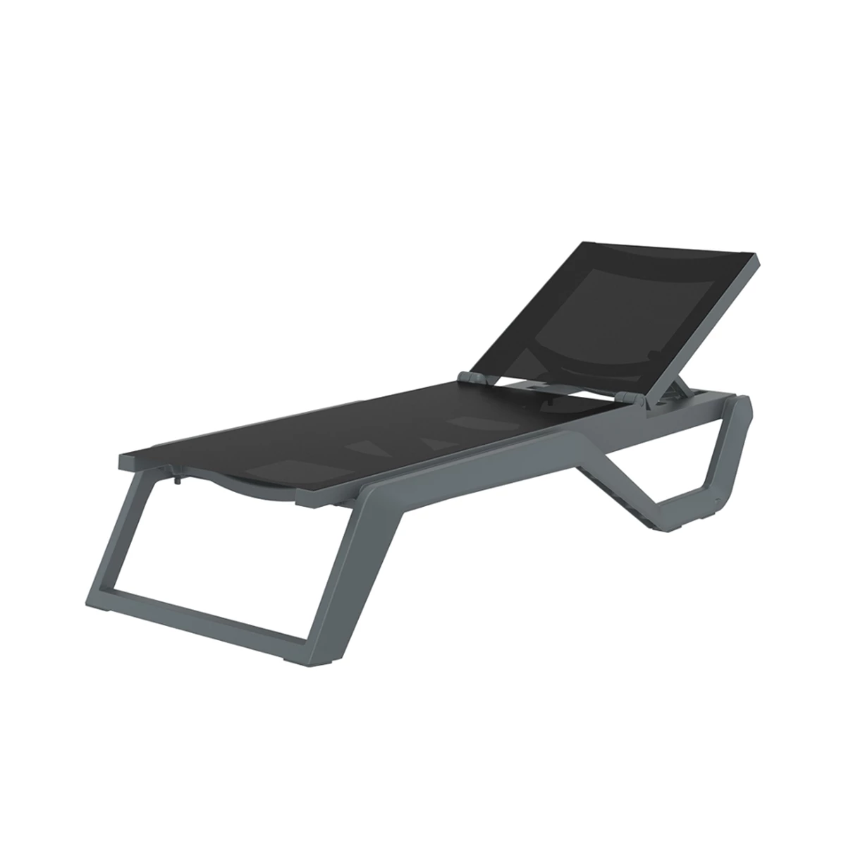 Sun lounger – Dark Grey image 1