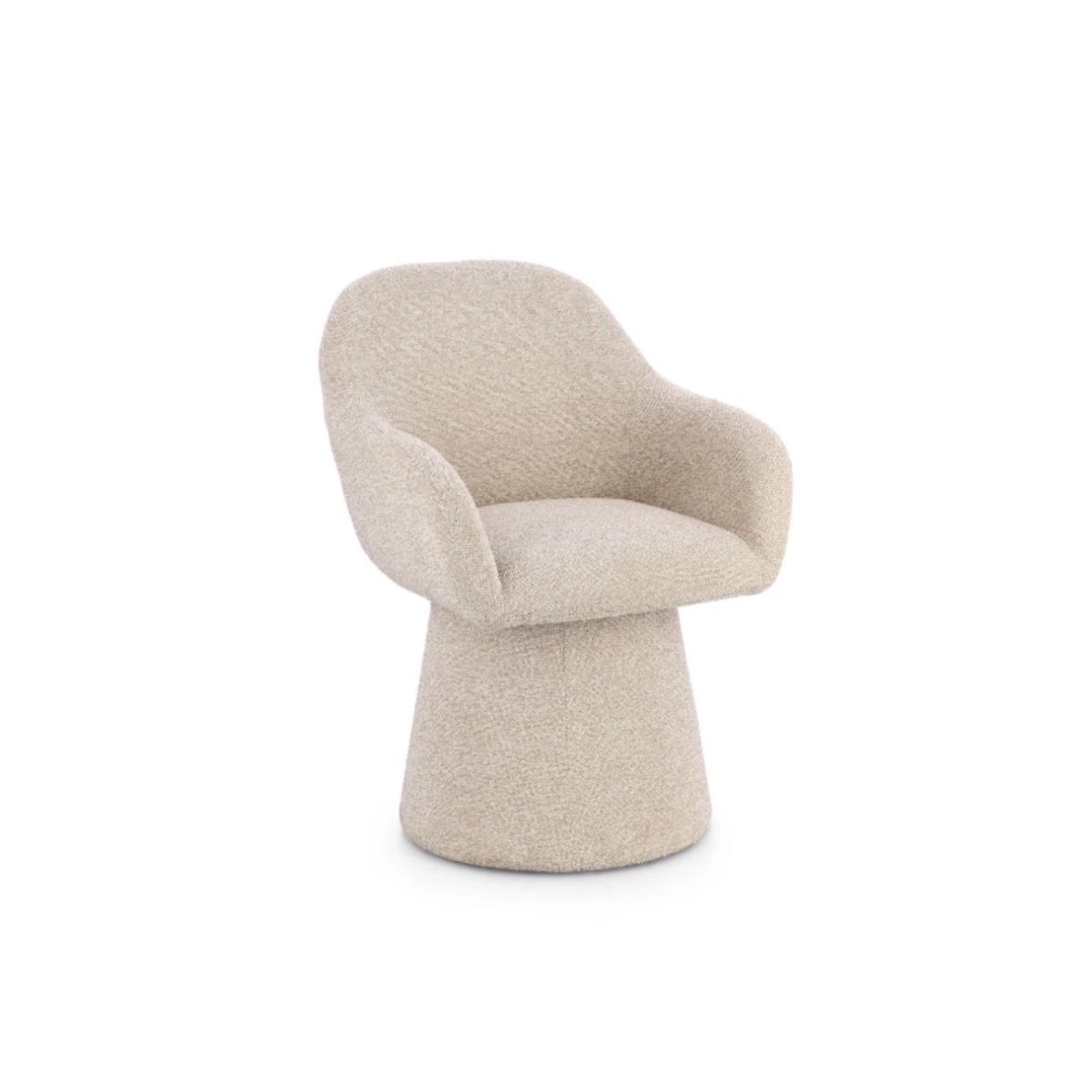 Swivel Armchair – Beige image 1