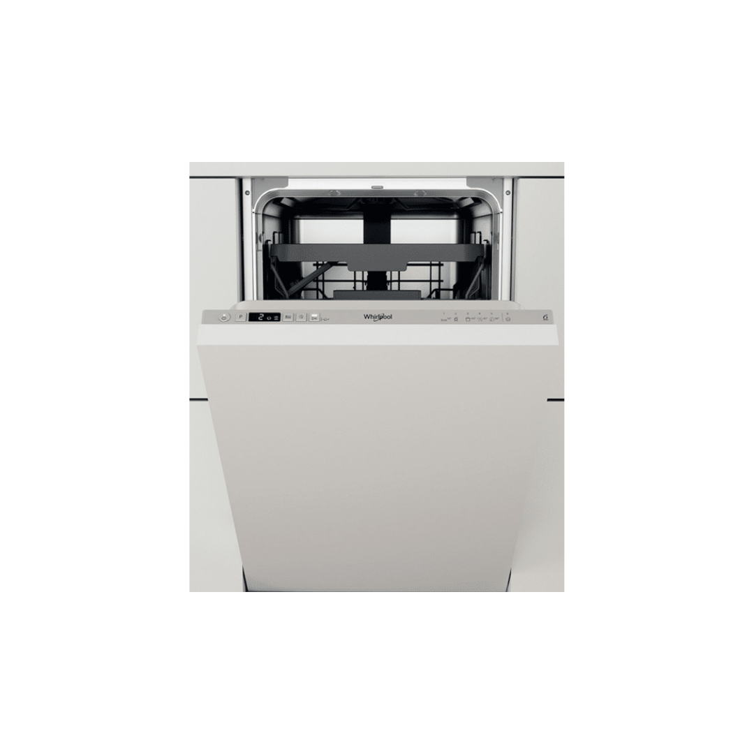 Whirlpool Built-In Slim Dishwasher – Silver 45cm