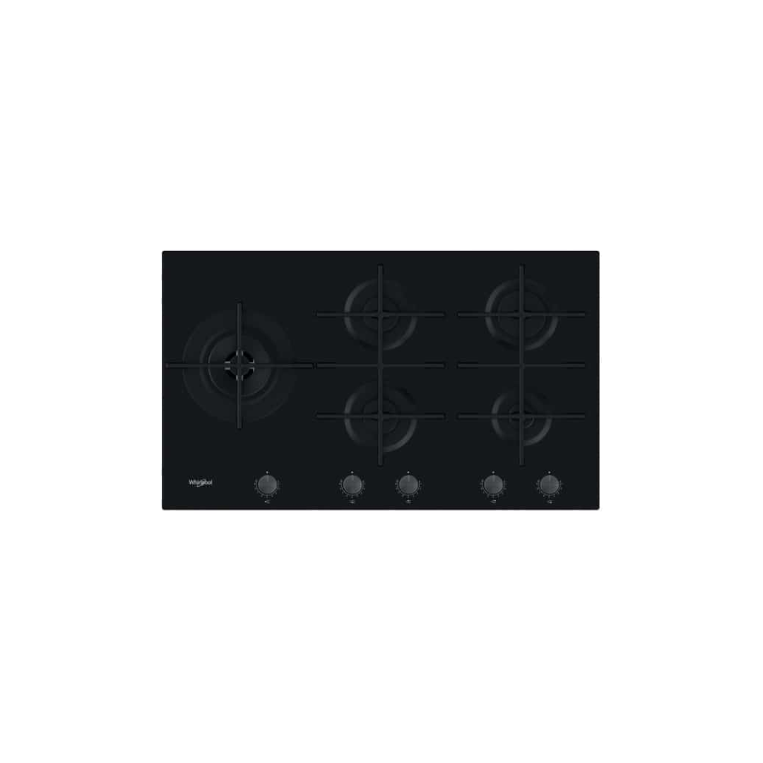 Whirlpool Gas Hob  – Black 86cm