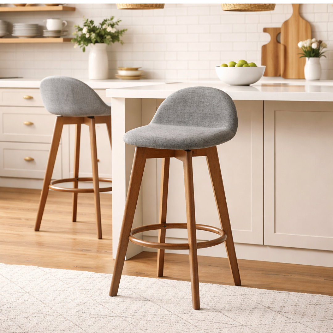 Walnut Bar Stools