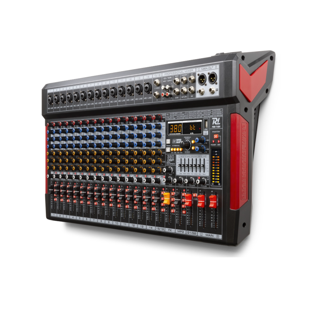 Professional Stage Audio Mixer with DSP & USB 16-Channel
