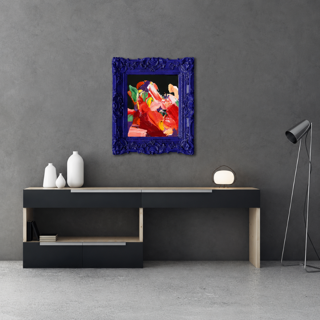 Barock En Vogue Colourful Acrylic Painting – 38x43 cm