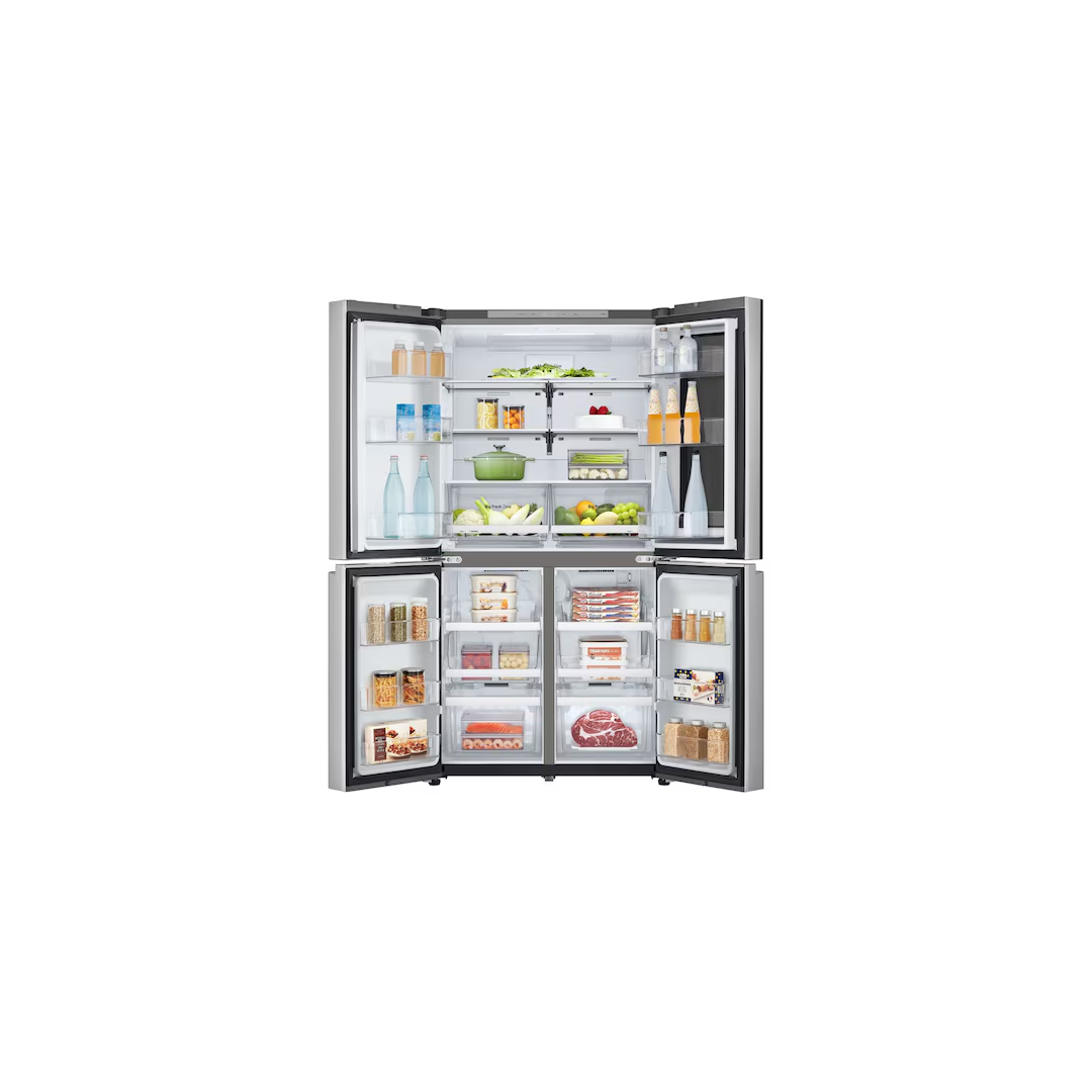 Fridge-Freezer - Silver 405L InstaView LG French Style
