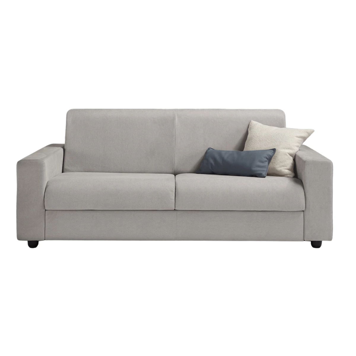 3 Seater Fold-Out Sofa Bed - Taupe/Grey image 1