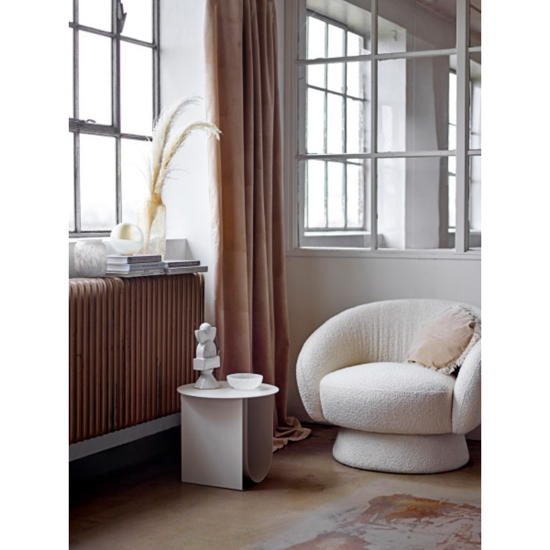 Glass Vase – Nature Warm Beige With Brown Tones