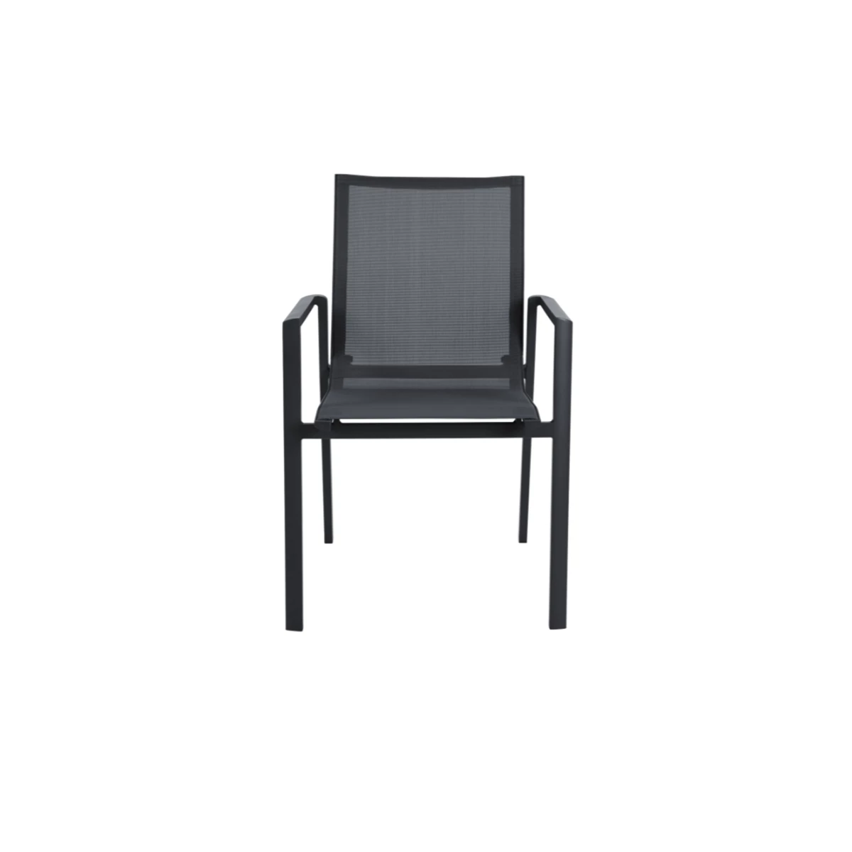 Aluminium Sling Arm Chair – Anthracite image 1