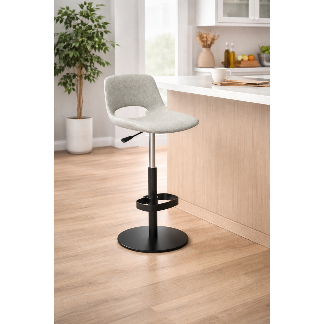 Bar Stool – Light Grey