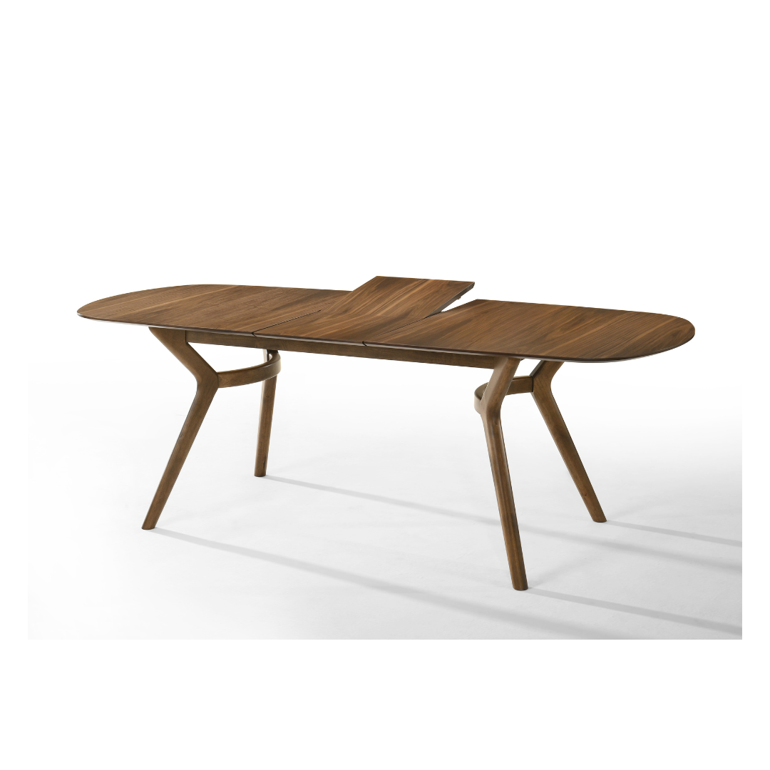 Butterfly Extension Dining Table W180 x D90 x H75 cm( 40cm - W220)– Walnut