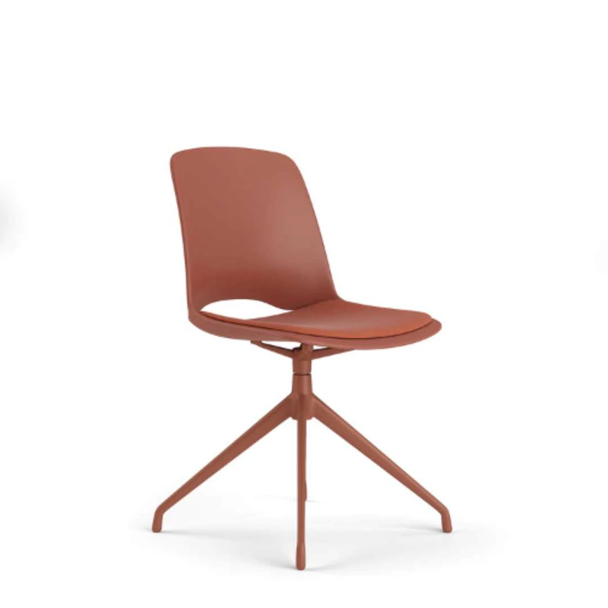 Terracotta Upholstered Chair image 1