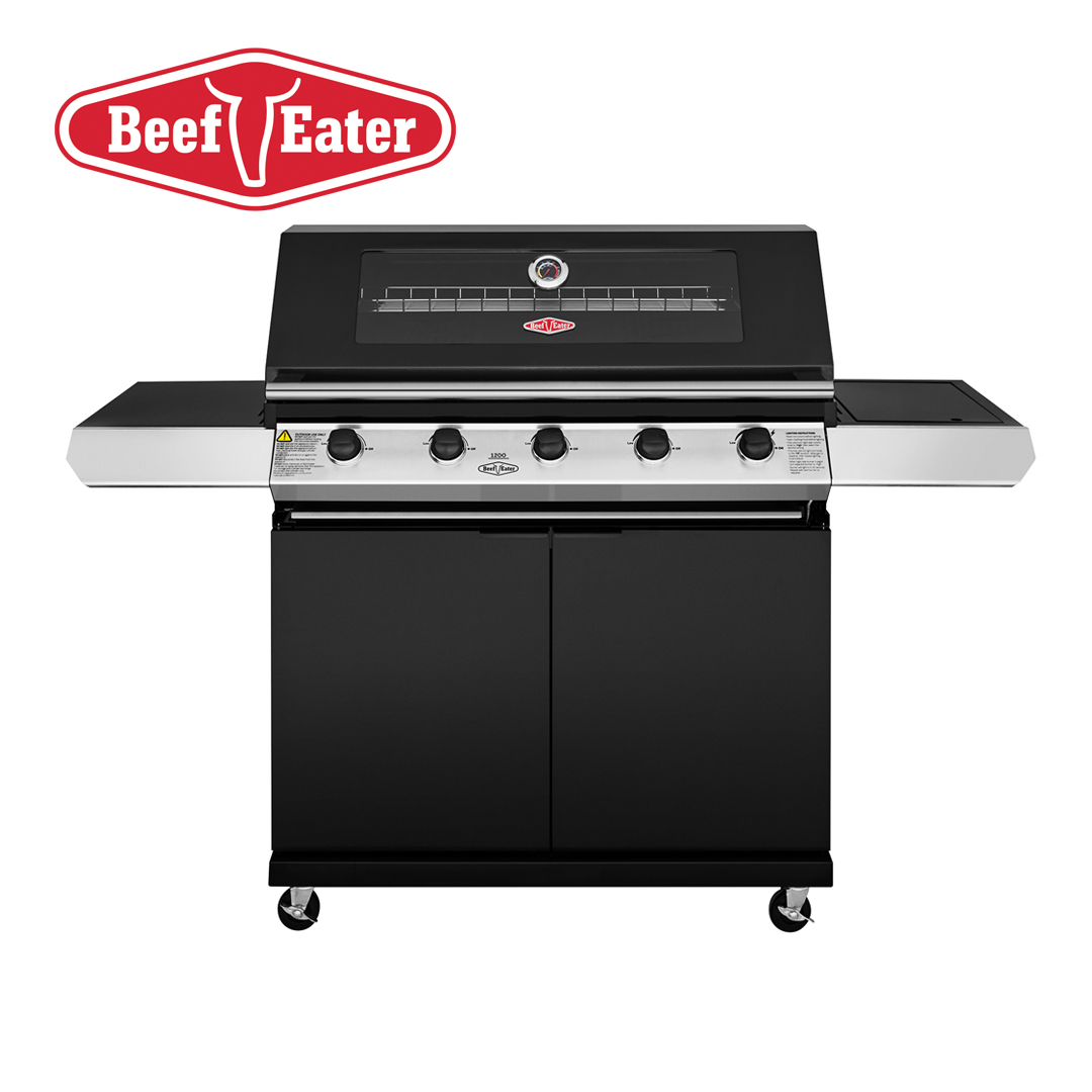 1200E 5 Burner BBQ with Trolley