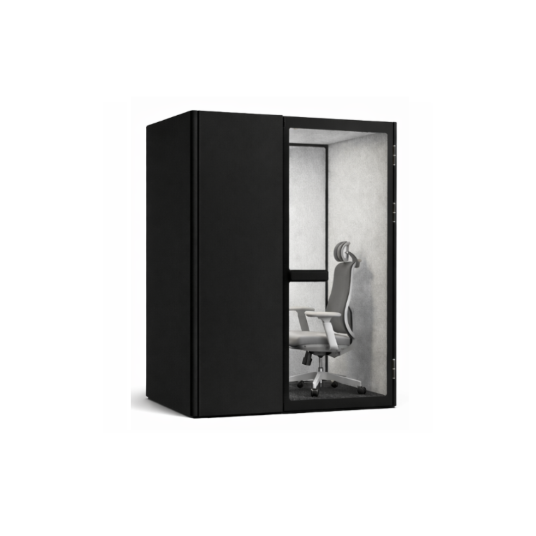 Individual Acoustic Booth Focus - Black