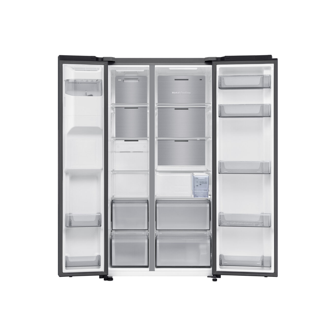 Fridge Freezer- Black 640L  American Style  Samsung Side by Side