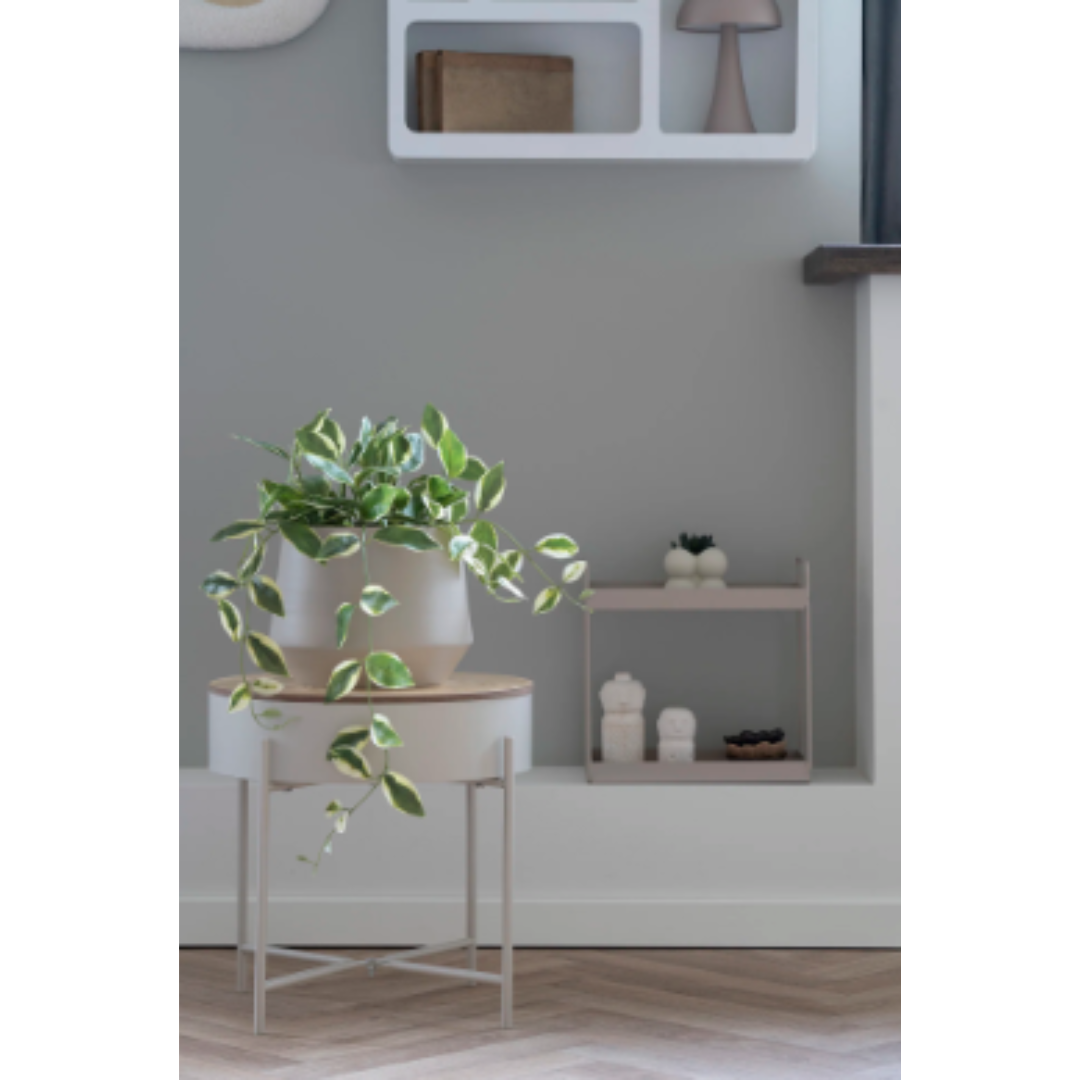 Side Table Sisco – Beige & Natural