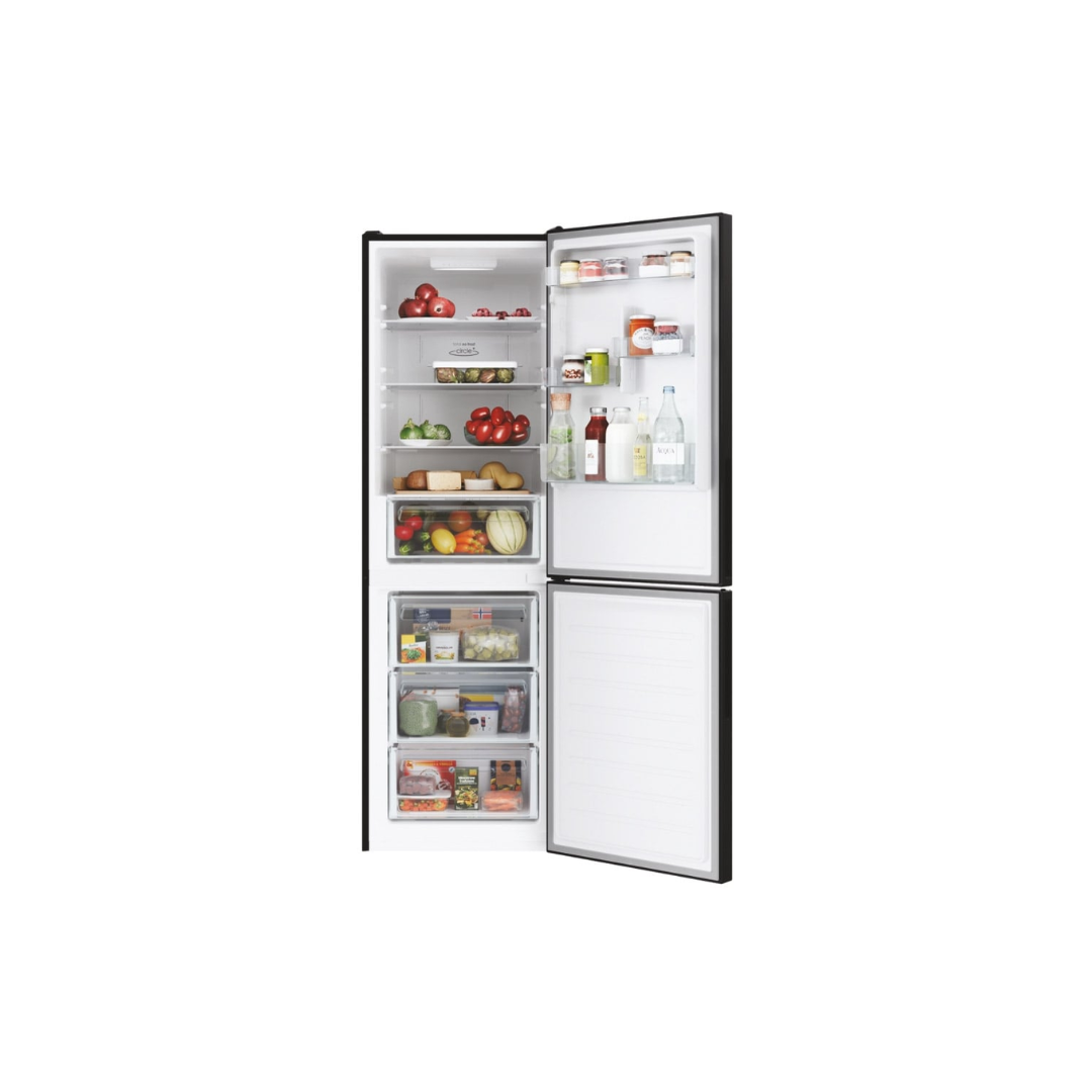 Fridge-Freezer -Black 341L Candy Fresco