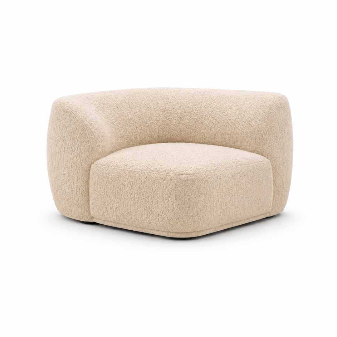 Modular Corner Sofa – Warm Light Beige.