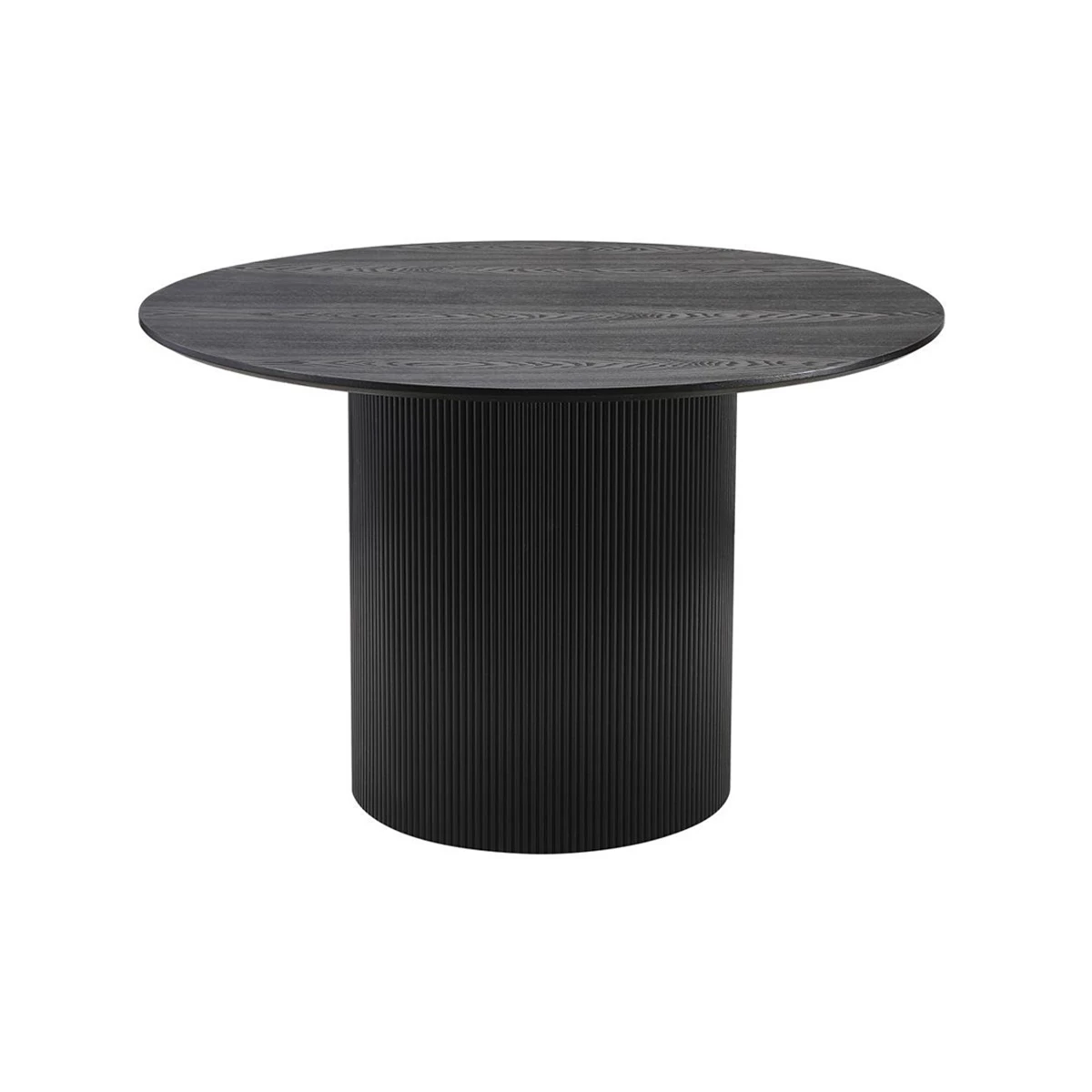 Round Black Matt Table  - 110 x 75 cm image 1