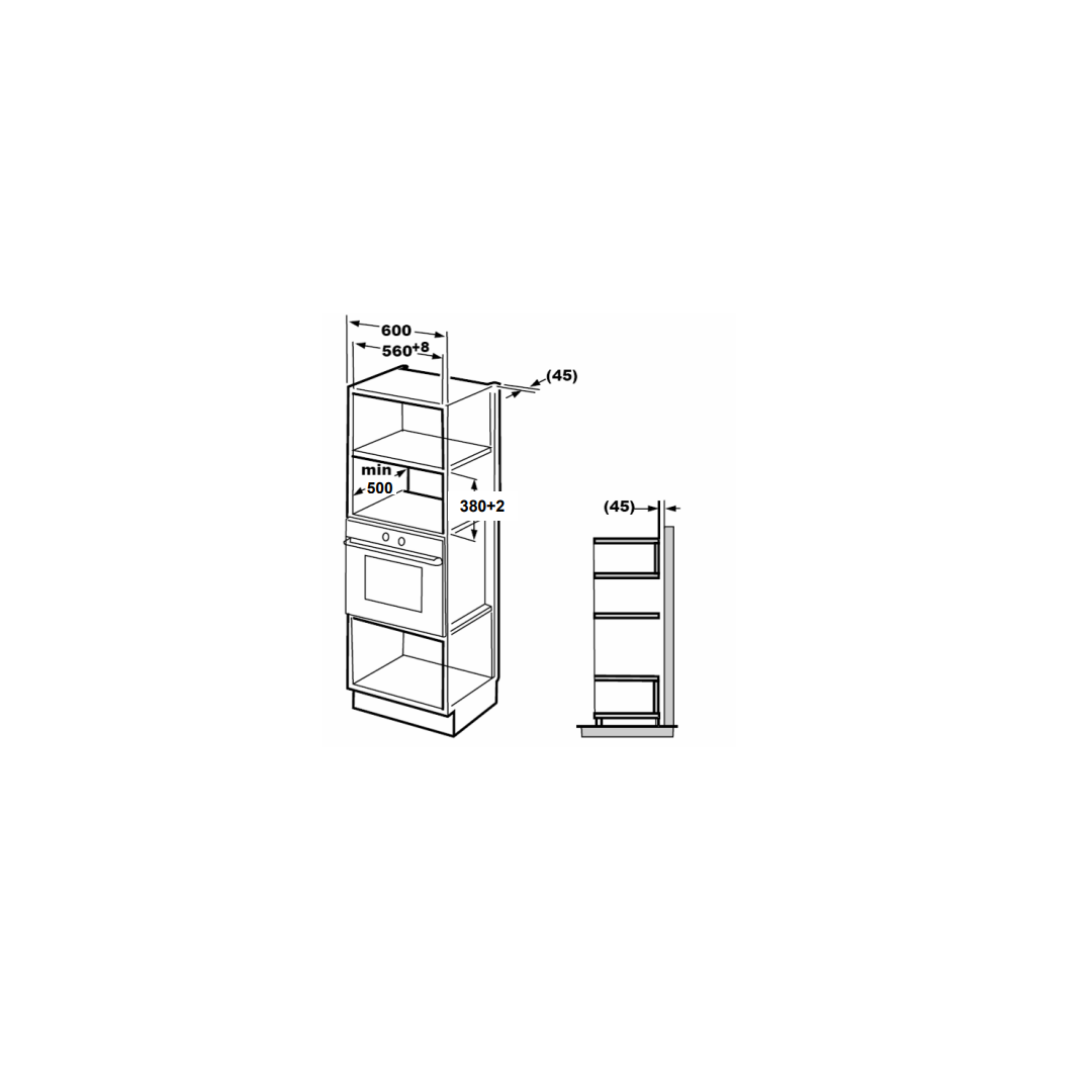 Built-In Microwave 20L  Vox