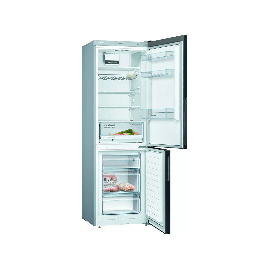 Fridge-Freezer- Black 214L Bosch