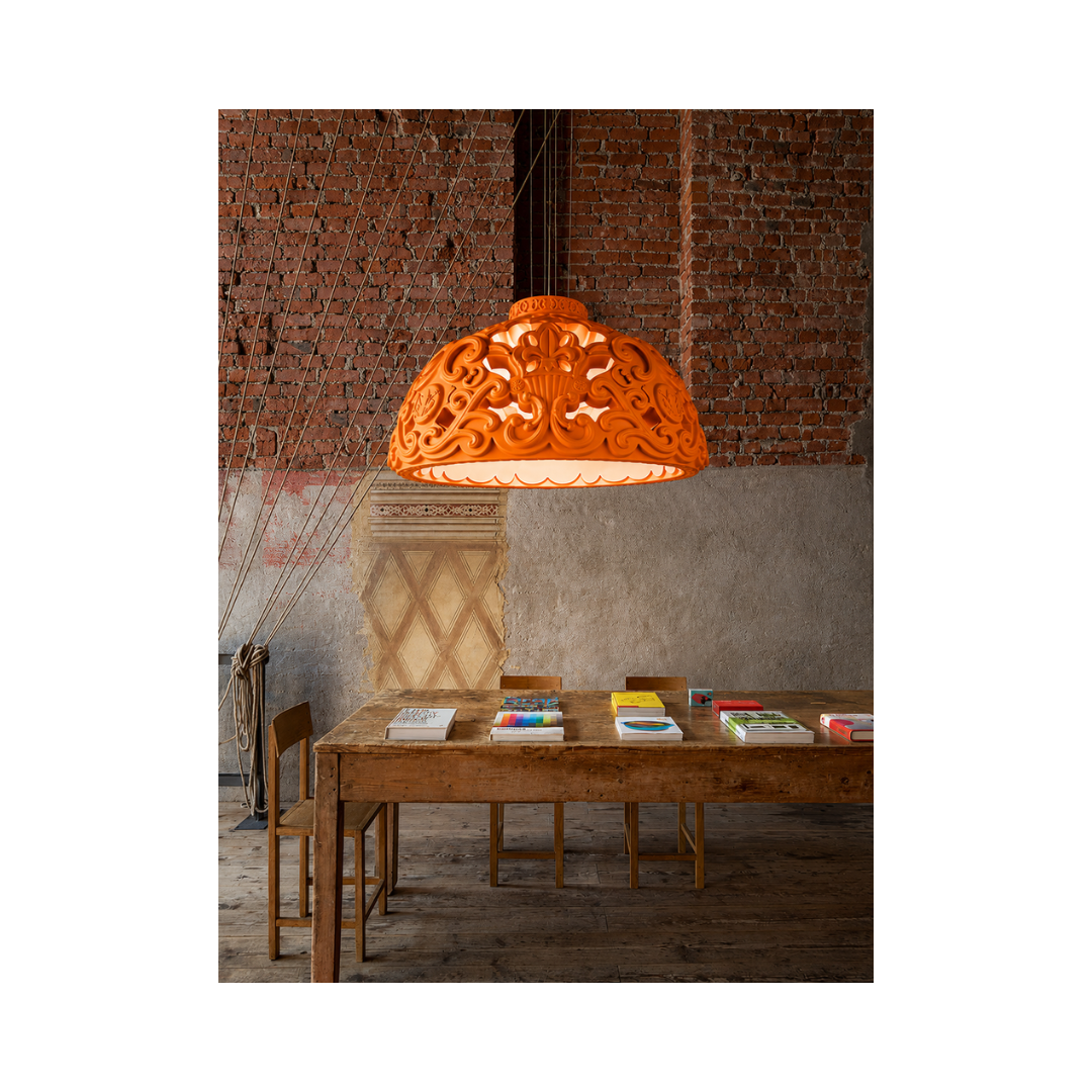 Dame Of Love Hanging Lamp – Pumpkin Orange
