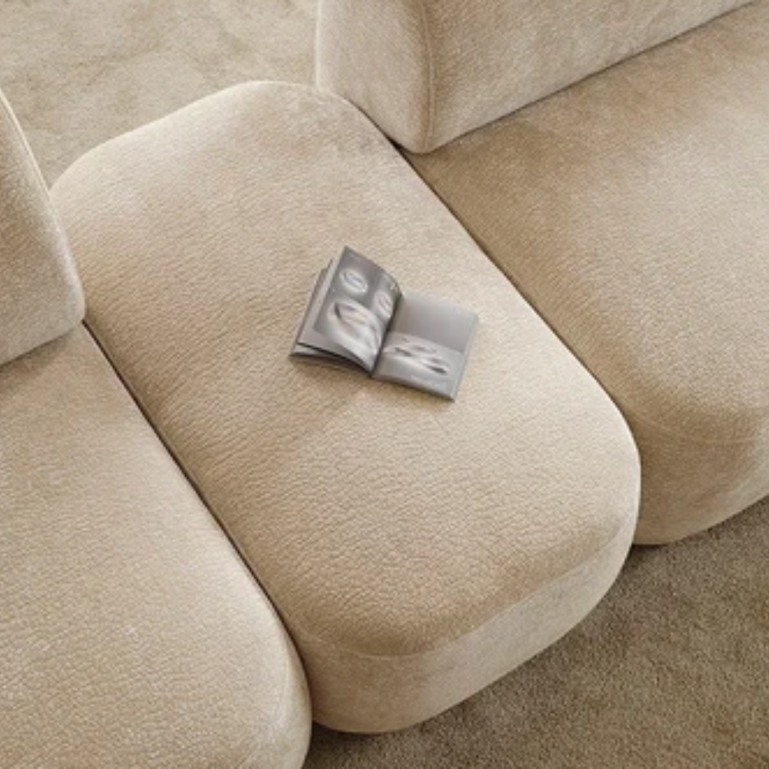 Modular Ottoman – Warm Light Beige