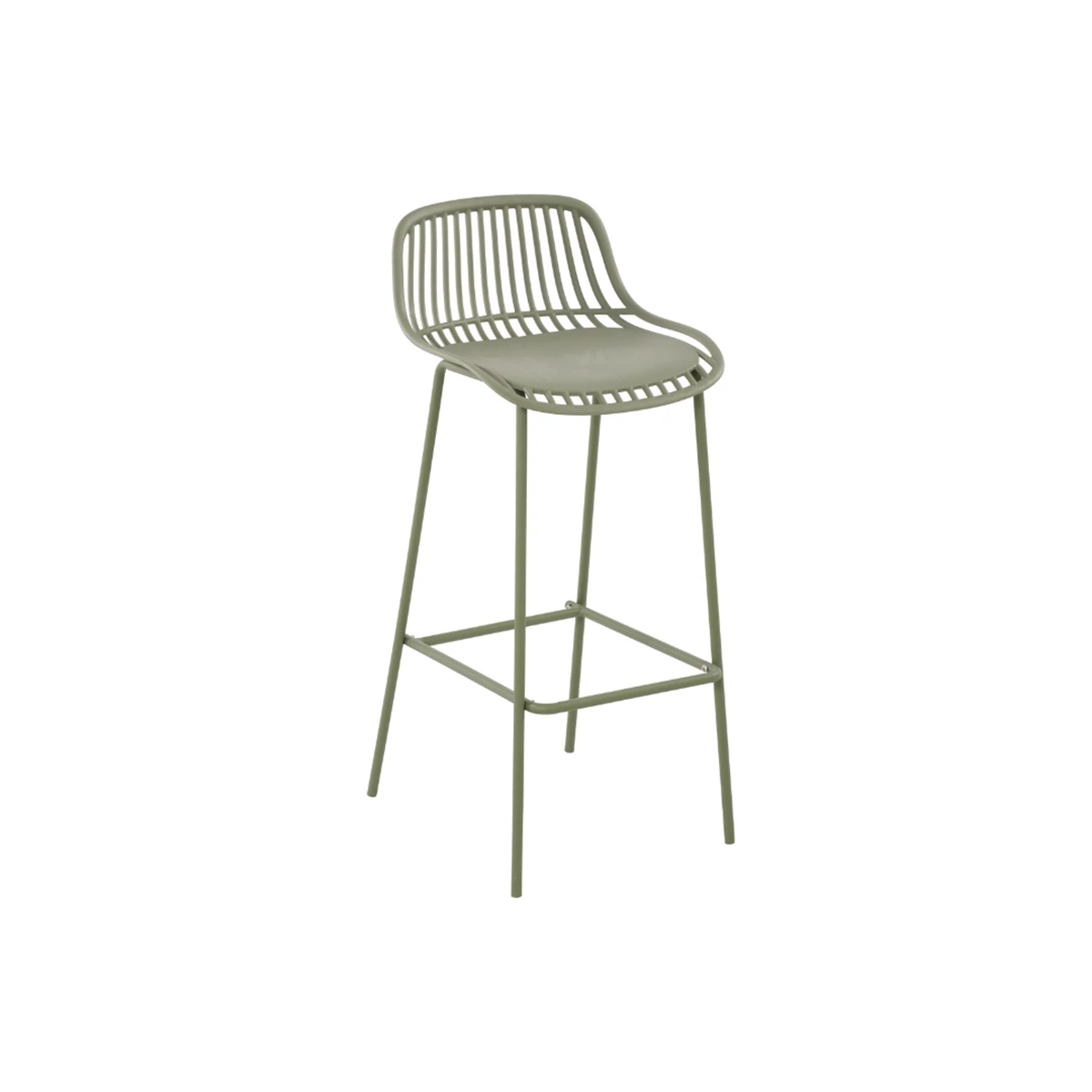 Green Bar Stool image 1
